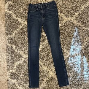 Hollister Deep Indigo High-Rise Skinny Jeans